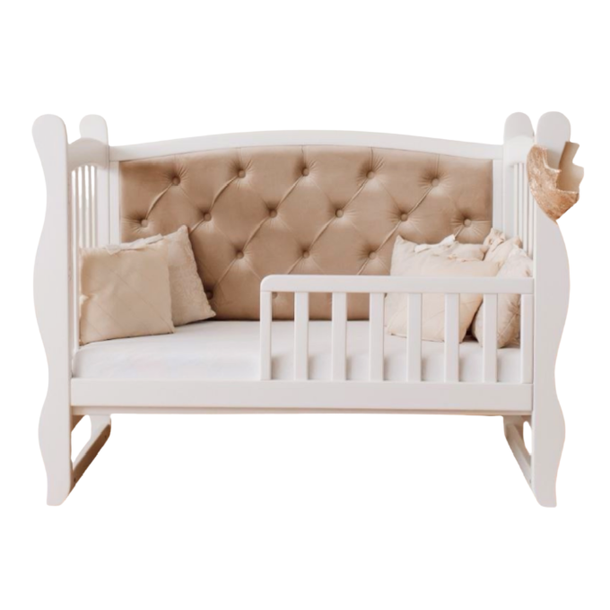 Patut bebe tapitat co-sleeping Iasi 120 x 60 cappucino